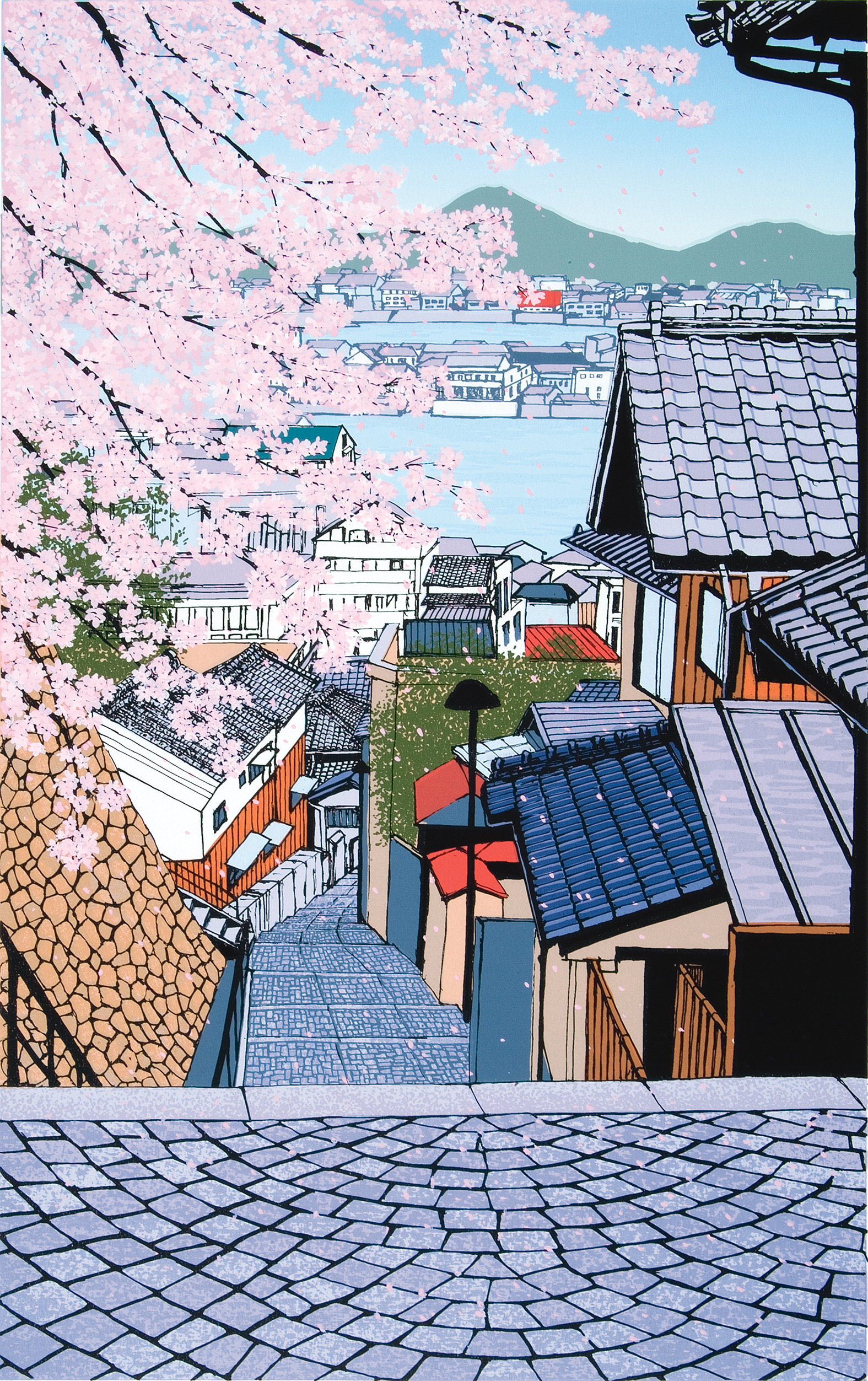 桜坂 - 版画家 小暮真望