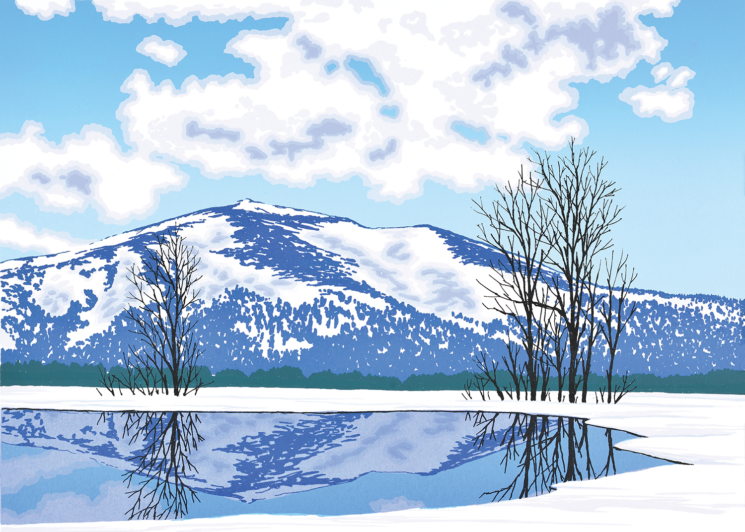 早春譜 - 版画家 小暮真望